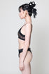 MAE Black Half-Moon Cut-Out G-String